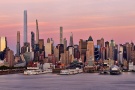 New York Skyline - A panoramic view of the Midtown Manhattan skyline as seen from Weehawken, New Jersey at dusk