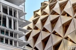 A high-definition architectural detail photo from Masdar City in Abu Dhabi, United Arab Emirates by architectural and fine art photographer Andrew Prokos