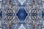 An architectural abstract photograph from the series Metropolis Abstracted, by photographer Andrew Prokos. Large-scale framed prints of this photo are available up to 80 inches.