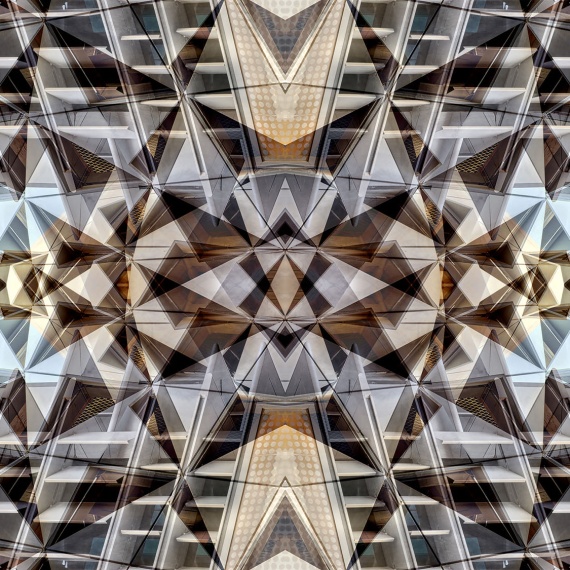 An abstract fine art photograph from Metropolis Abstracted, the award-winning series of architectural abstractions by photographer Andrew Prokos. Large-scale framed prints of this photo are available up to 80 inches in height. 