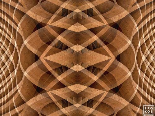High-definition photograph from Metropolis Abstracted, the award-winning series of architectural abstractions by photographer Andrew Prokos. Large-scale framed prints of this photo are available up to 72 inches