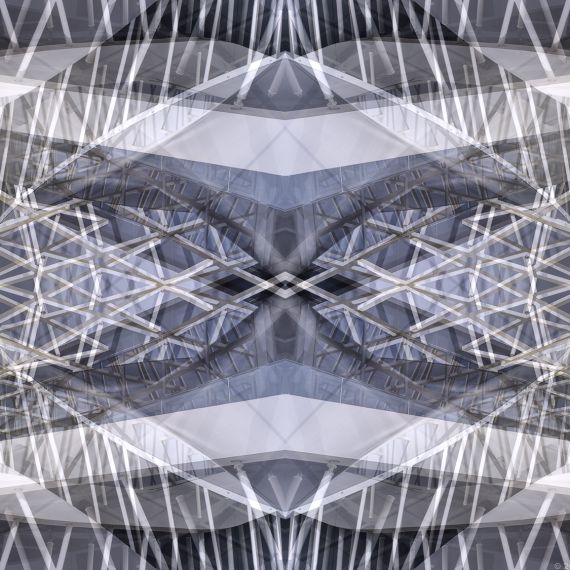 High-definition photograph from Metropolis Abstracted, the award-winning series of architectural abstractions by photographer Andrew Prokos. Large-scale framed prints of this photo are available up to 72 inches