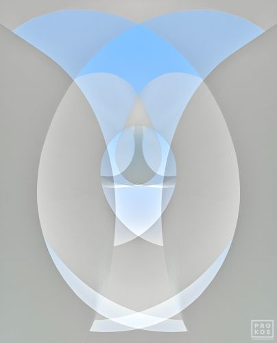 An abstract fine art photograph from Metropolis Abstracted, the award-winning series of architectural abstractions by photographer Andrew Prokos. Limited edition prints of this photo are available up to 72 inches in height.