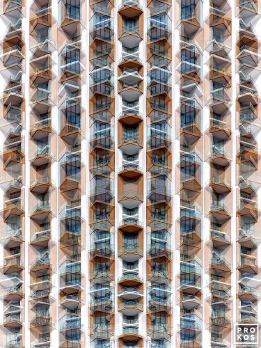 High-definition photograph from Metropolis Abstracted, the award-winning series of architectural abstractions by photographer Andrew Prokos. Large-scale framed prints of this photo are available up to 72 inches
