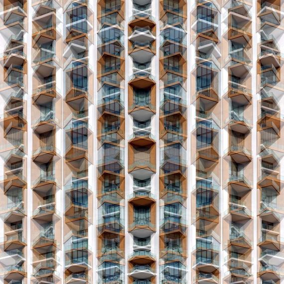High-definition photograph from Metropolis Abstracted, the award-winning series of architectural abstractions by photographer Andrew Prokos. Large-scale framed prints of this photo are available up to 72 inches