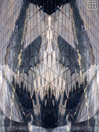 High-definition photograph from Metropolis Abstracted, the award-winning series of architectural abstractions by photographer Andrew Prokos. Large-scale framed prints of this photo are available up to 72 inches