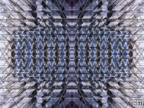 An abstract photograph from the award-winning series Metropolis Abstracted by photographer Andrew Prokos. Large-scale limited edition prints of this photo are available up to 80 inches in width.