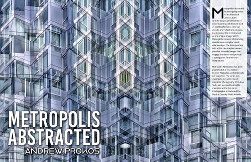 Metropolis Abstracted series by photographer Andrew Prokos published in Lens Magazine - October 2023