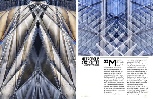 Metropolis Abstracted series by photographer Andrew Prokos published in Lens Magazine - October 2023