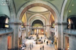 An architectural interior view of the Metropolitan Museum of Art's Great Hall by photographer Andrew Prokos