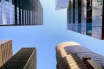 A convergence of skyscrapers found in Midtown Manhattan, New York City. Fine art prints of this photo are available framed in various styles. 