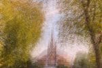 Multiple-exposure landscape photography of Kensington Gardens and the Albert Memorial in London from Andrew's photography series "Multiplicity". Composed of multiple exposures of the scene layered to form a larger impressionistic image. Limited edition fine art prints available up to 80"
