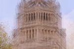 A multiple-exposure view of the Victoria and Albert Museum's iconic crowned turret in London, UK from Andrew's photography series "Multiplicity". Limited edition fine art prints of this photo are available up to 80 inches in width and framed in various wood, metal, and acrylic styles.