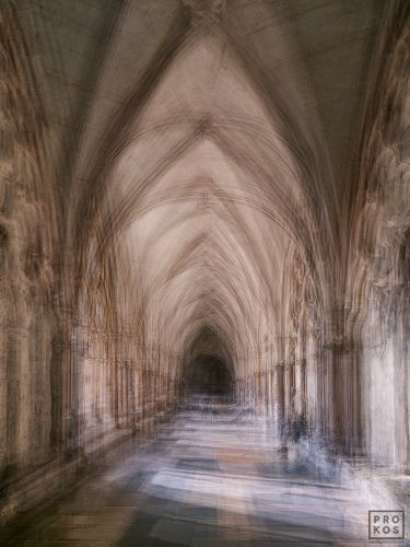 A view of the gothic cloister of Westminster Abbey, London, from Andrew's conceptual fine art photography series Multiplicity. Limited edition fine art prints of this photograph are available up to 60 inches in height and framed in various wood, metal and acrylic styles.