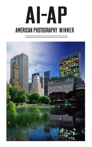 'Night and Day - Plaza Hotel and Central Park' - Winning Photo at American Photography 31 Competition