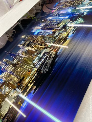 NYC at Night 72 Inch Acrylic Mounted Print - Andrew Prokos Fine Art Photography