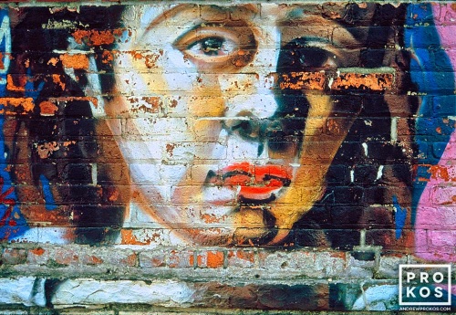 A street mural from Spanish Harlem, New York City