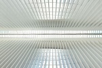 Architectural Photography - A panoramic view of the interior of the Oculus at World Trade Center Station, New York City by architect Santiago Calatrava. Large-scale framed prints of this photo are available up to 120 inches in width. 