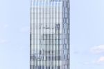 A high-definition architectural photograph of the supertall skyscraper tower One57 in New York City. Fine art prints of this photo are available up to 72 inches in height.