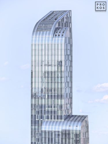 A high-definition architectural photograph of the supertall skyscraper tower One57 in New York City. Fine art prints of this photo are available up to 72 inches in height.
