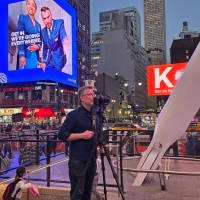 Penn District Photography Commission - Photographer Andrew Prokos Capturing Architectural Exterior Views at Penn 2, NYC at Night
