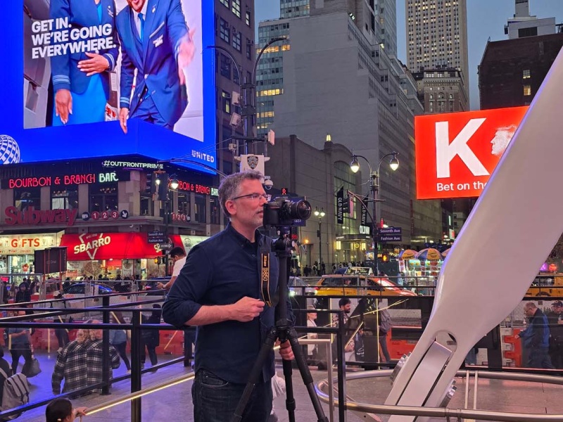 Penn District Photography Commission - Photographer Andrew Prokos Capturing Architectural Exterior Views at Penn 2, NYC at Night