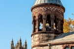 An architectural fine art photo of Alexander Hall and Cleveland Tower at Princeton University in Autumn, New Jersey