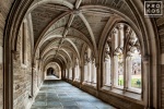 A fine art architectural photo of the Cloister of Rockefeller College on the campus of Princeton University, New Jersey