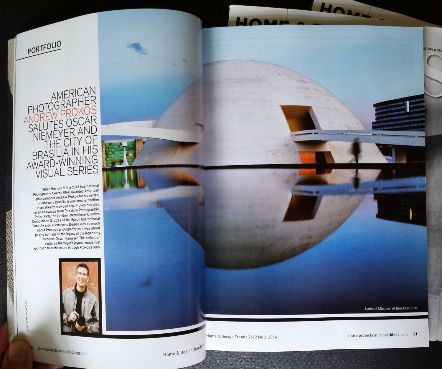 Andrew Prokos's Photography Series Niemeyer's Brasilia Published in Design Trends Magazine