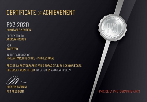 Inverted UAE Series Awarded Honorable Mention at the 2020 Prix de la Photographie