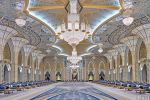 A view of the ornate interior of Qasr al Watan presidential palace in Abu Dhabi, United Arab Emirates