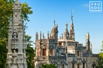 View of the Quinta da Regaleira Palace