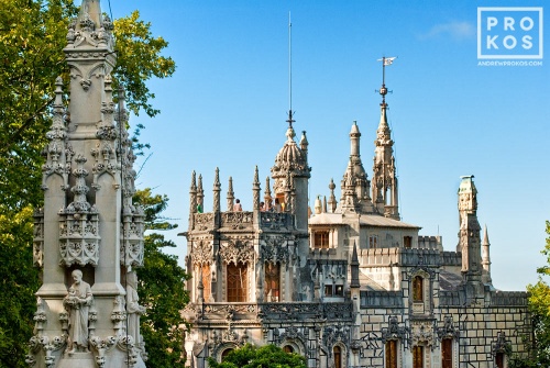View of the Quinta da Regaleira Palace