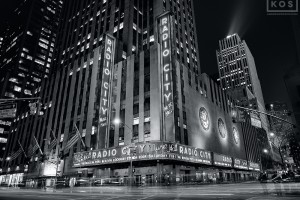 Radio City Music Hall at Christmas - Framed Photograph by Andrew Prokos