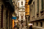 A view of the Travessa do Comercio, in Rio de Janeiro's Centro Historico.