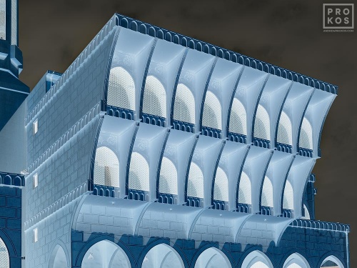 Faisal Mosque Arches - Conceptual fine art photography from the photo series 'Inverted' by photographer Andrew Prokos
