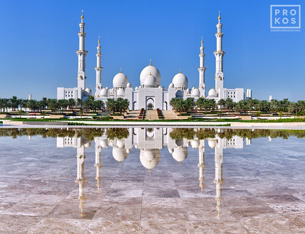 View Of Sheikh Zayed Grand Mosque Abu Dhabi Fine Art Photos Prokos