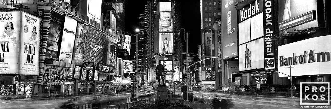 New York City Times Square Black and White - Photographic print