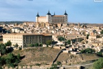 A view of the Alcazar of Toledo, Spain and the city as seen from afar. Framed fine art prints of this photo are available in various sizes, please inquire. 
