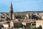 A view of the Gothic cathedral of Toledo, Spain. Framed fine art prints of this photo are available in various sizes.