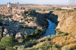 A view of the Alcazar of Toledo and the Tajo River, Spain. Framed fine art prints of this photo are available in various sizes.