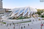 A wide-angle view of the UAE Pavilion at Expo 2020 Dubai by architect Santiago Calatrava. Large-scale fine art prints of this photo are available up to 72 inches in width