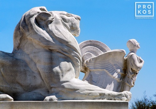 A detail from the Columbus Fountain at Union Station, Washington DC