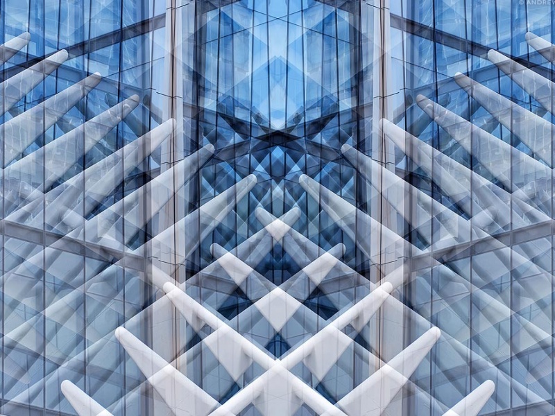 Abstract Photography - Metropolis Abstracted #7 - Limited Edition Fine Art Photograph by Andrew Prokos