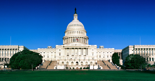 United States Capitol Building West Front Daytime Panorama - Fine Art ...