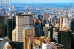 A cityscape photo of the skyscrapers of Midtown Manhattan from the Empire State Building, New York City