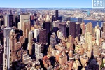 A cityscape of the skyscrapers of Midtown Manhattan, New York City as seen from the Empire State Building. Fine art prints of this photo are available framed in various styles. 