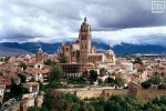 A view of Segovia, Spain and its gothic cathedral. Fine art prints of this photo are available framed in various styles, please inquire. 