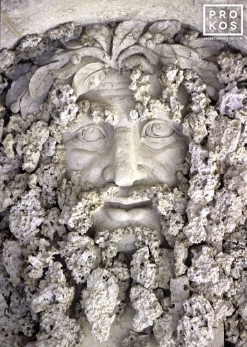 A coral Neptune at the Vizcaya Museum in Miami, Florida. Fine art prints of this photo are available framed in various sizes and styles. 