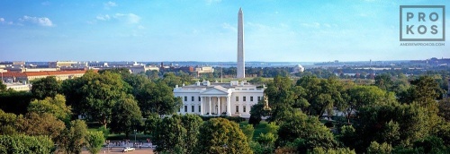 PanoramicViewoftheWhiteHouseandMall DaytimeView